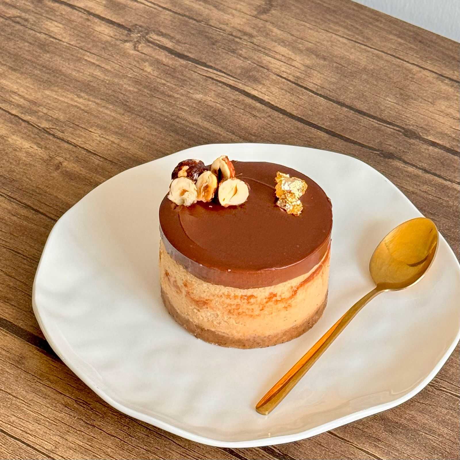 Cheesecake Horneado Individual Paraiso Avellana