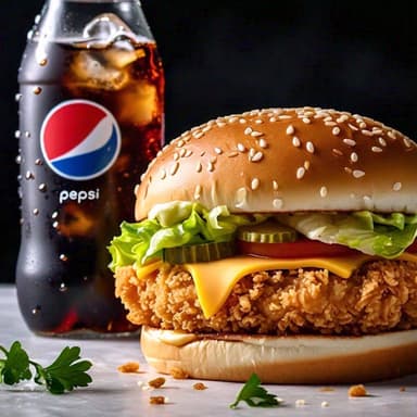 Hamburguesa de Boneless + Papas Francesas