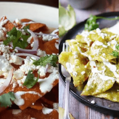 Chilaquiles con Queso