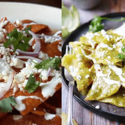Chilaquiles con Queso