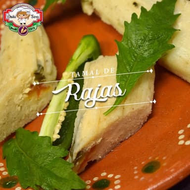 Tamal de Rajas con Queso