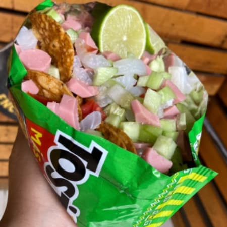Tostito con Cuero
