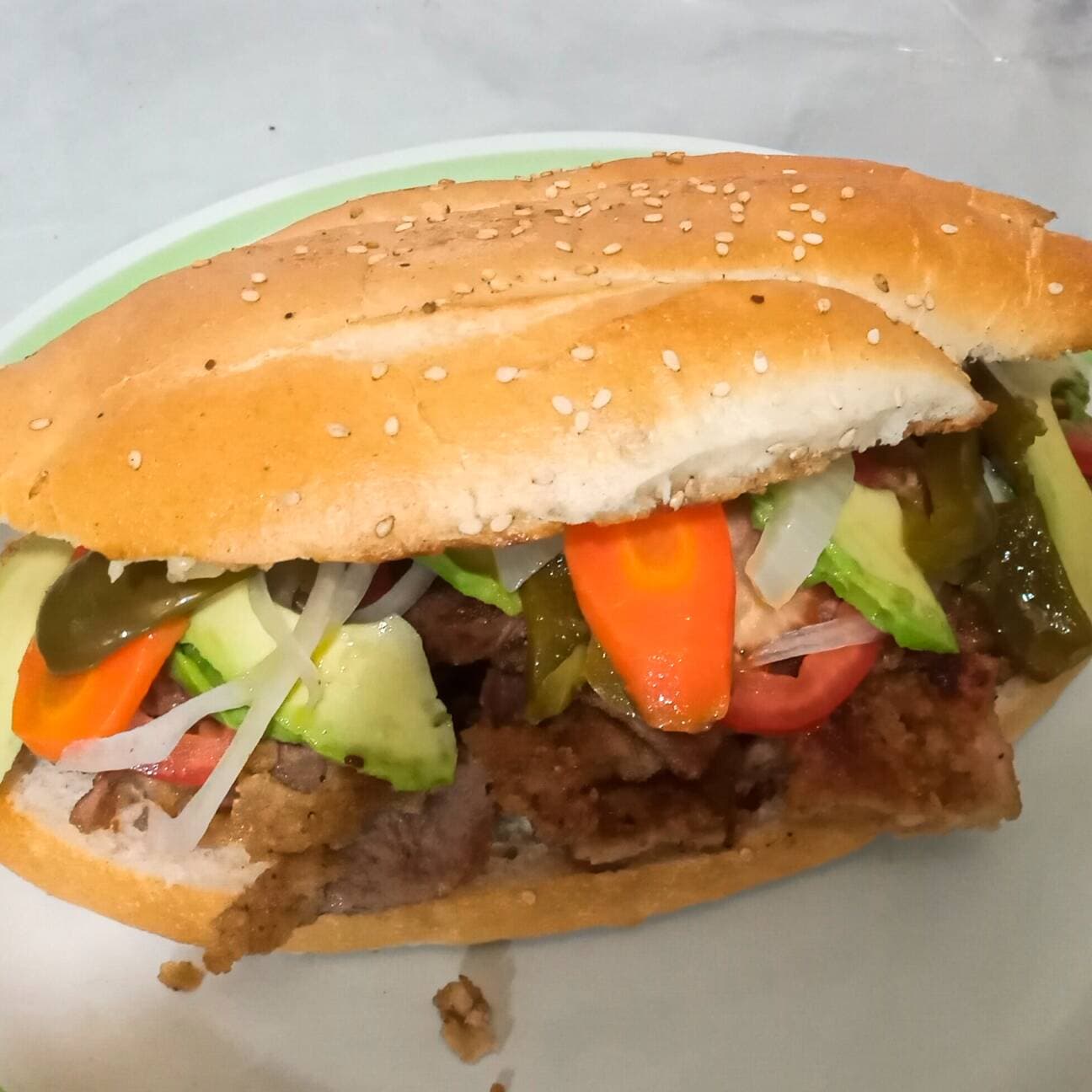 Torta Grande de Bistec Puerco