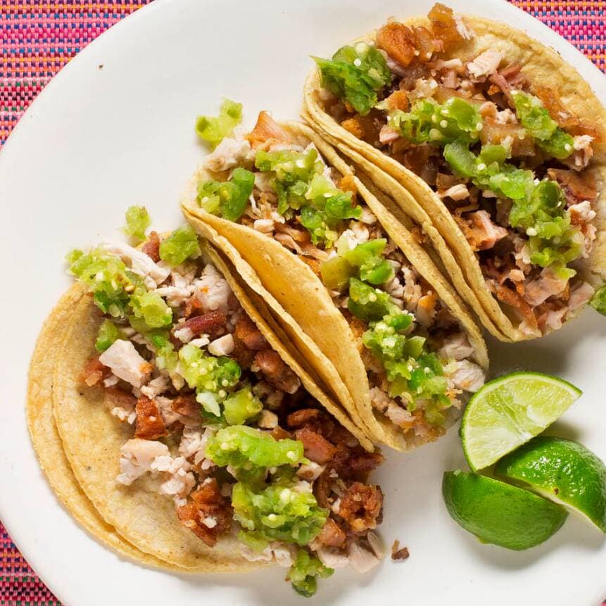 3 Tacos de Asada a la Plancha