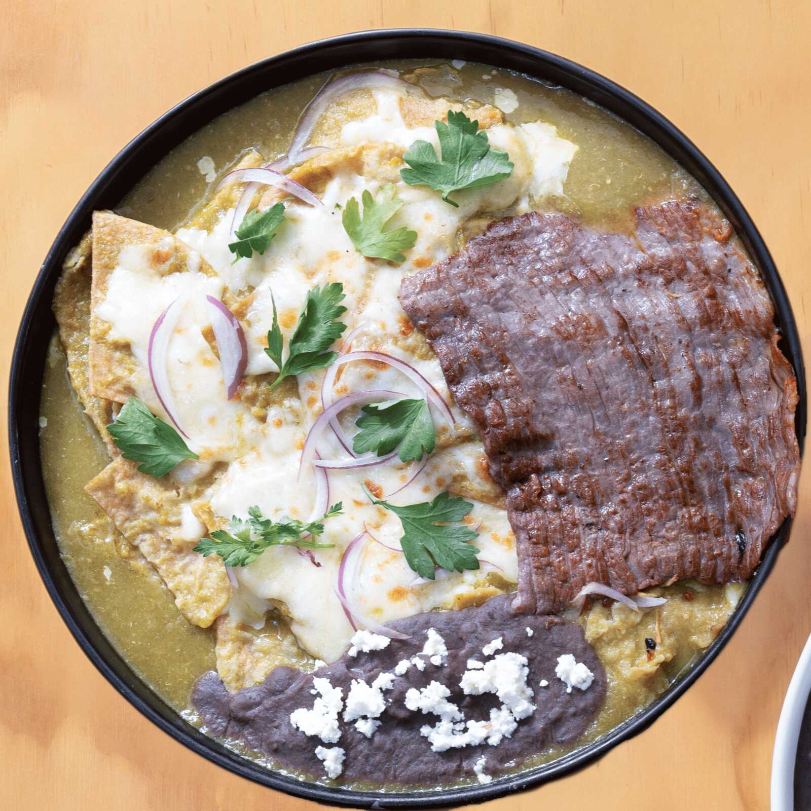 Chilaquiles con Tasajo