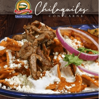 Chilaquiles de Arrachera