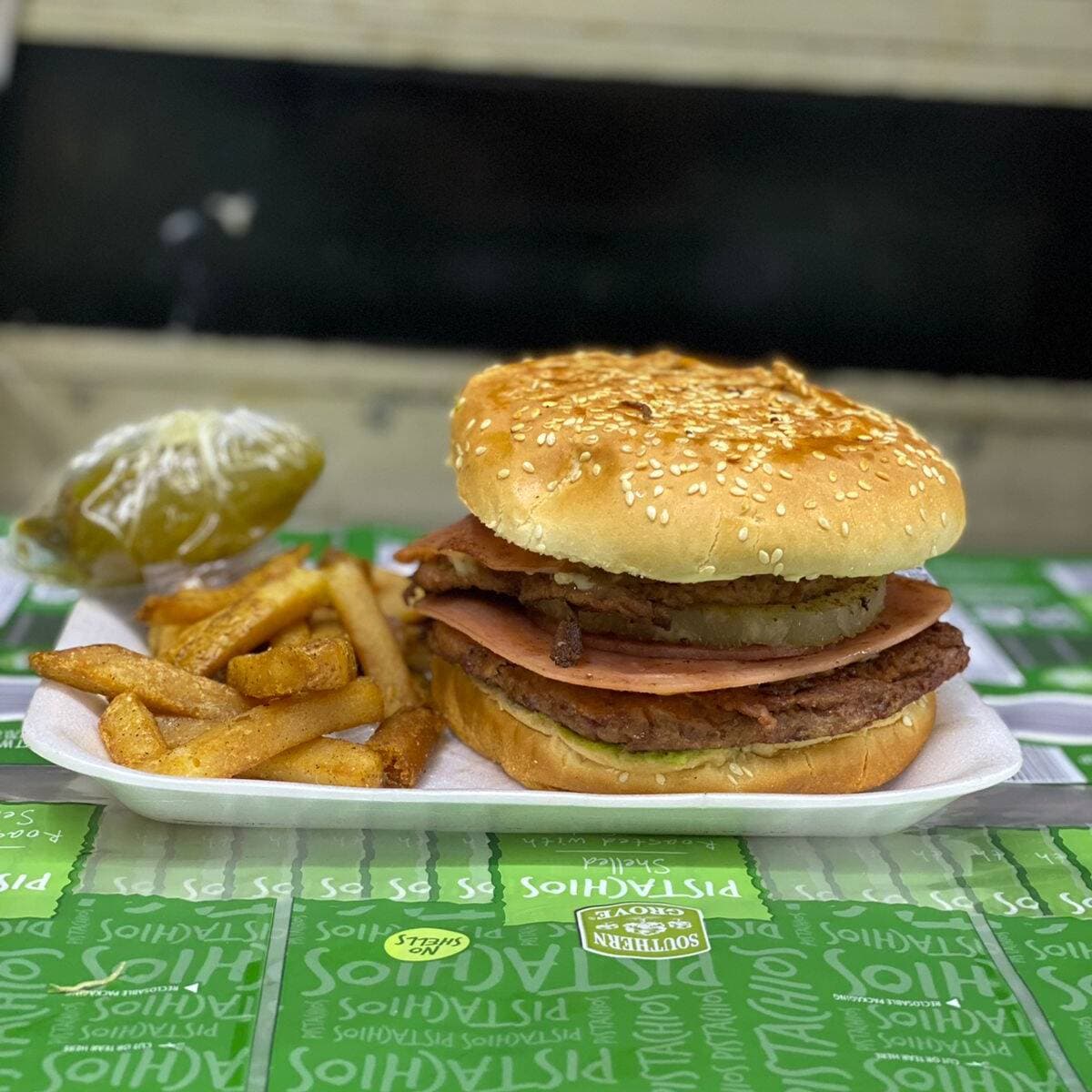 Hamburguesa Hawaiana