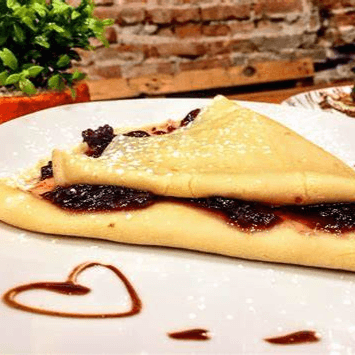 Crepa de Zarzamora y Fresa