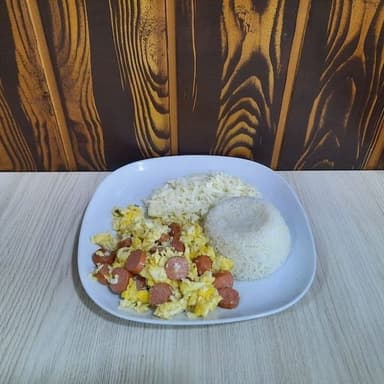 Huevos Rancheros con arroz