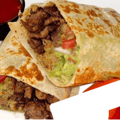 BURRITODE MILANESA CON QUESO
