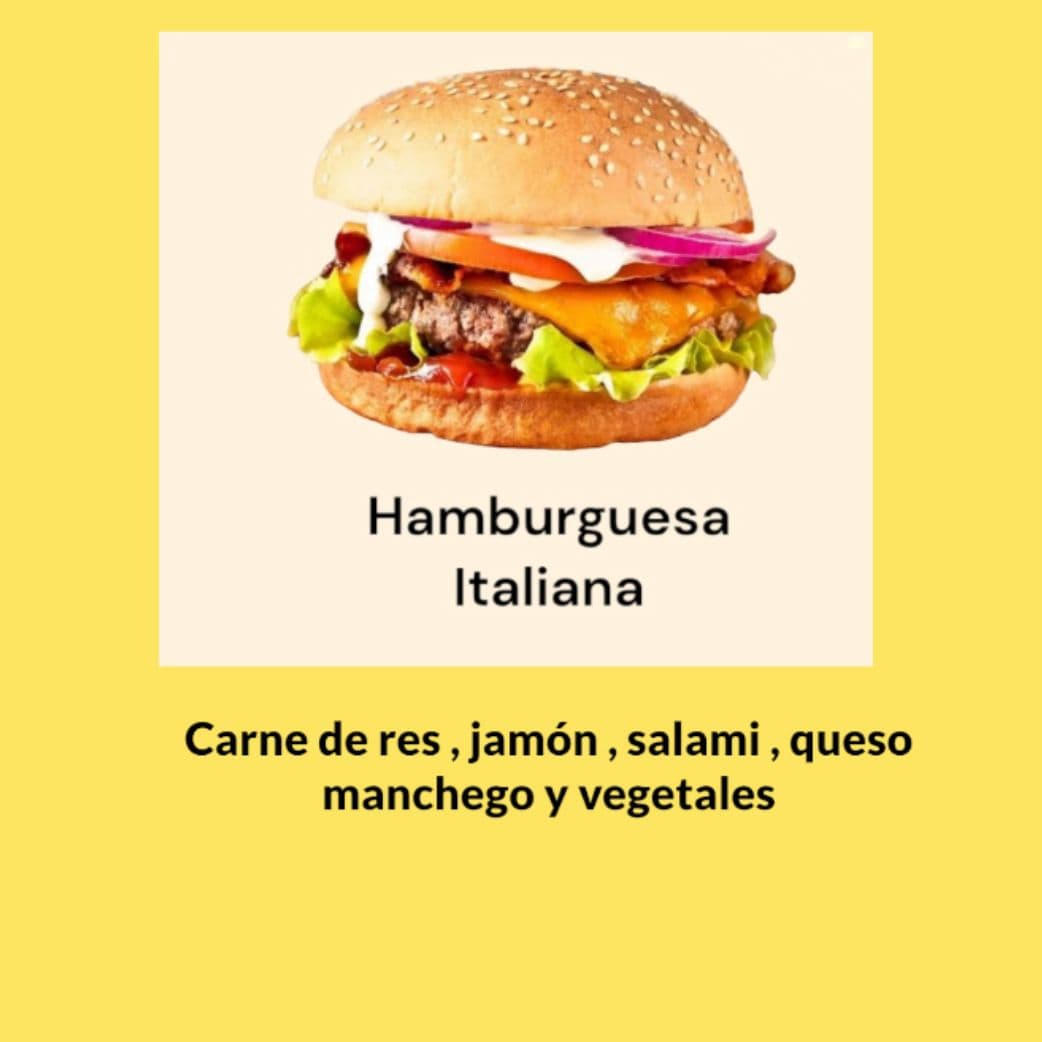 Hamburguesa Italiana
