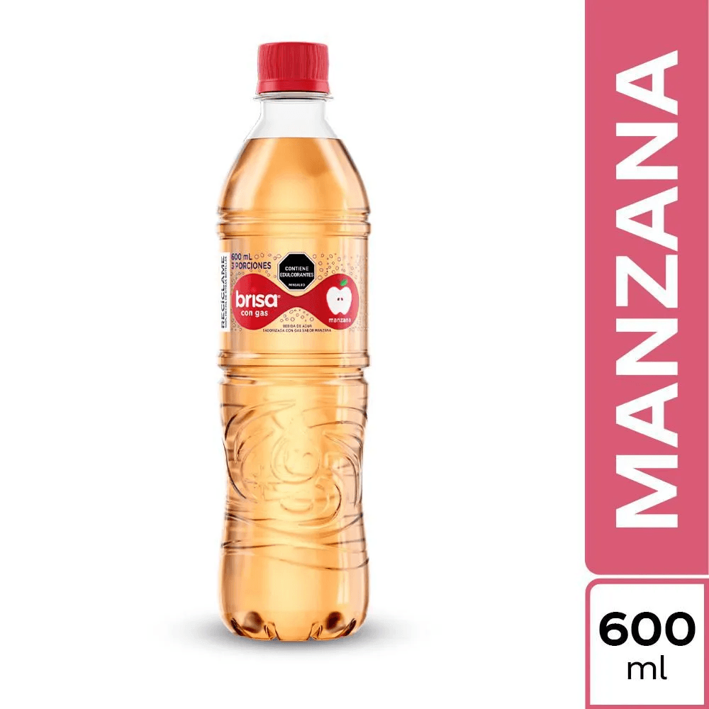 Agua Saborizada de Manzana 600Ml