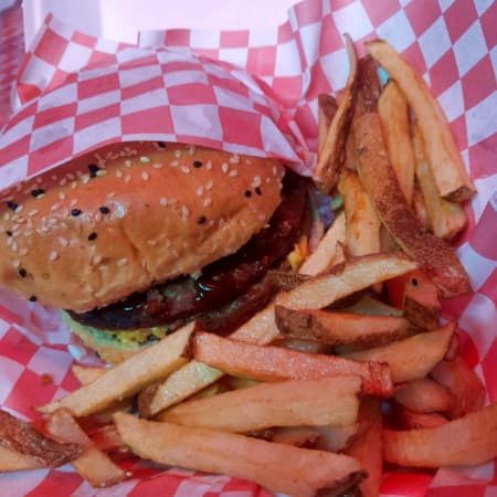 Hamburguesa Doble Clasica Con Papas