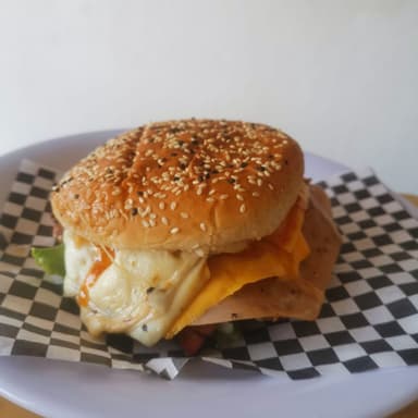 Hamburguesa sencilla con queso