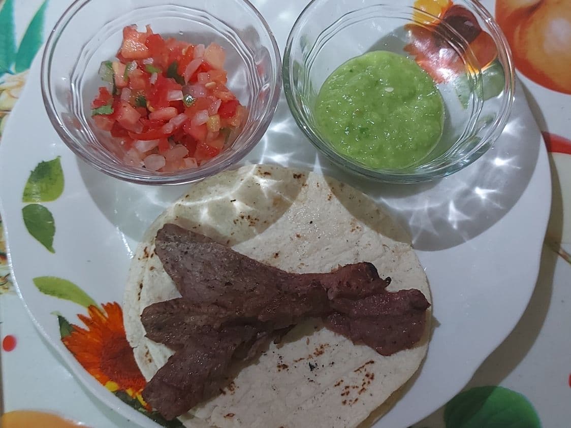 Taco de Asada en Filete Suave