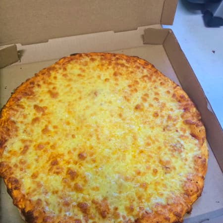 PIZZA DE JAMON Y QUESO