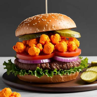 HAMBURGUESA DE CARNE & BONELESS
