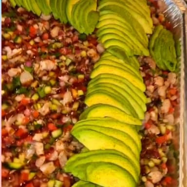 Charola de camaron