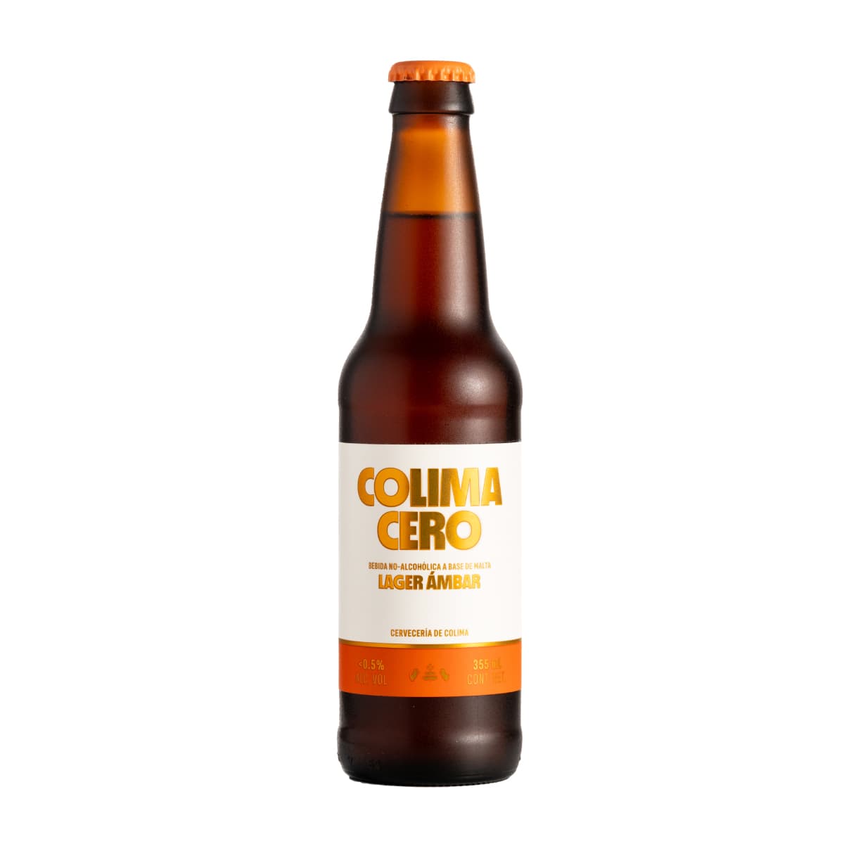 Colimita Cerveza Cero Lager Ambar Botella 355 ml
