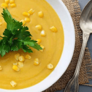Crema de Maíz con pollo