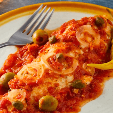 PESCADO TILAPIA A LA VERACRUZANA
