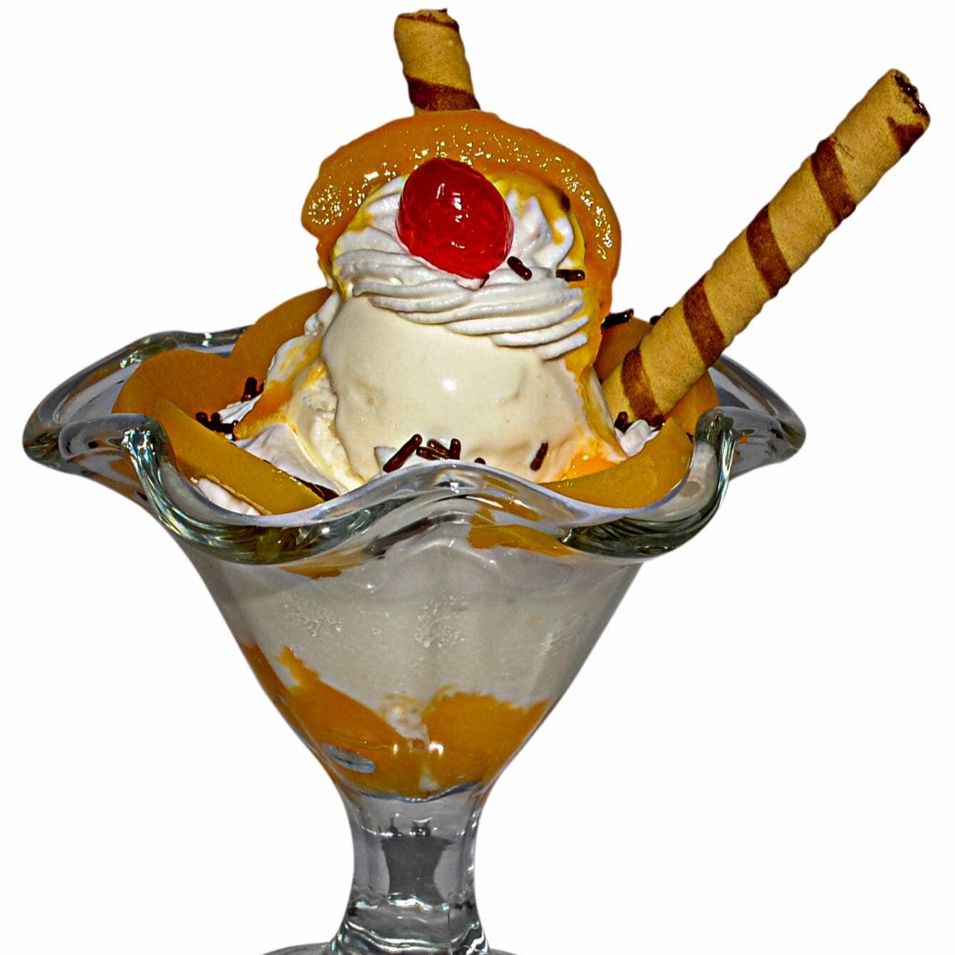 Copa de helado Durazno