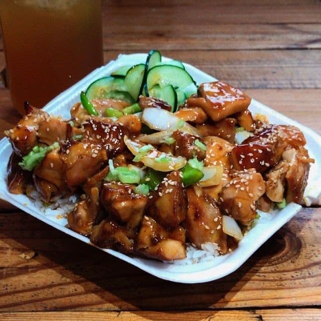 Teriyaki de pollo + Coca Cola 355ml