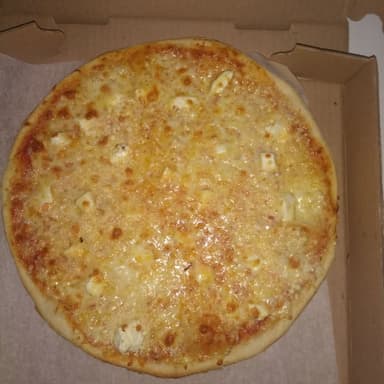 2 PIZZAS 4 QUESOS MEDIANAS