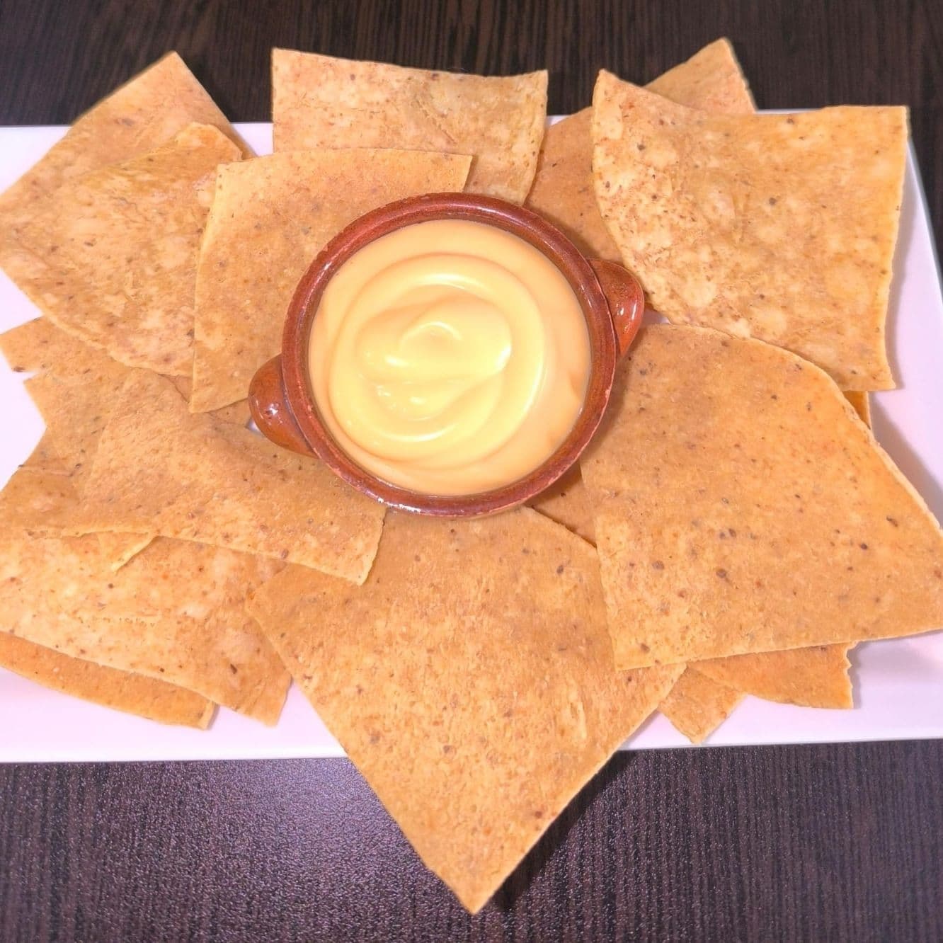 Nachos con Cheddar