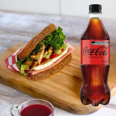 Combo Sándwich de Pollo con Coca Cola Sin Azucar