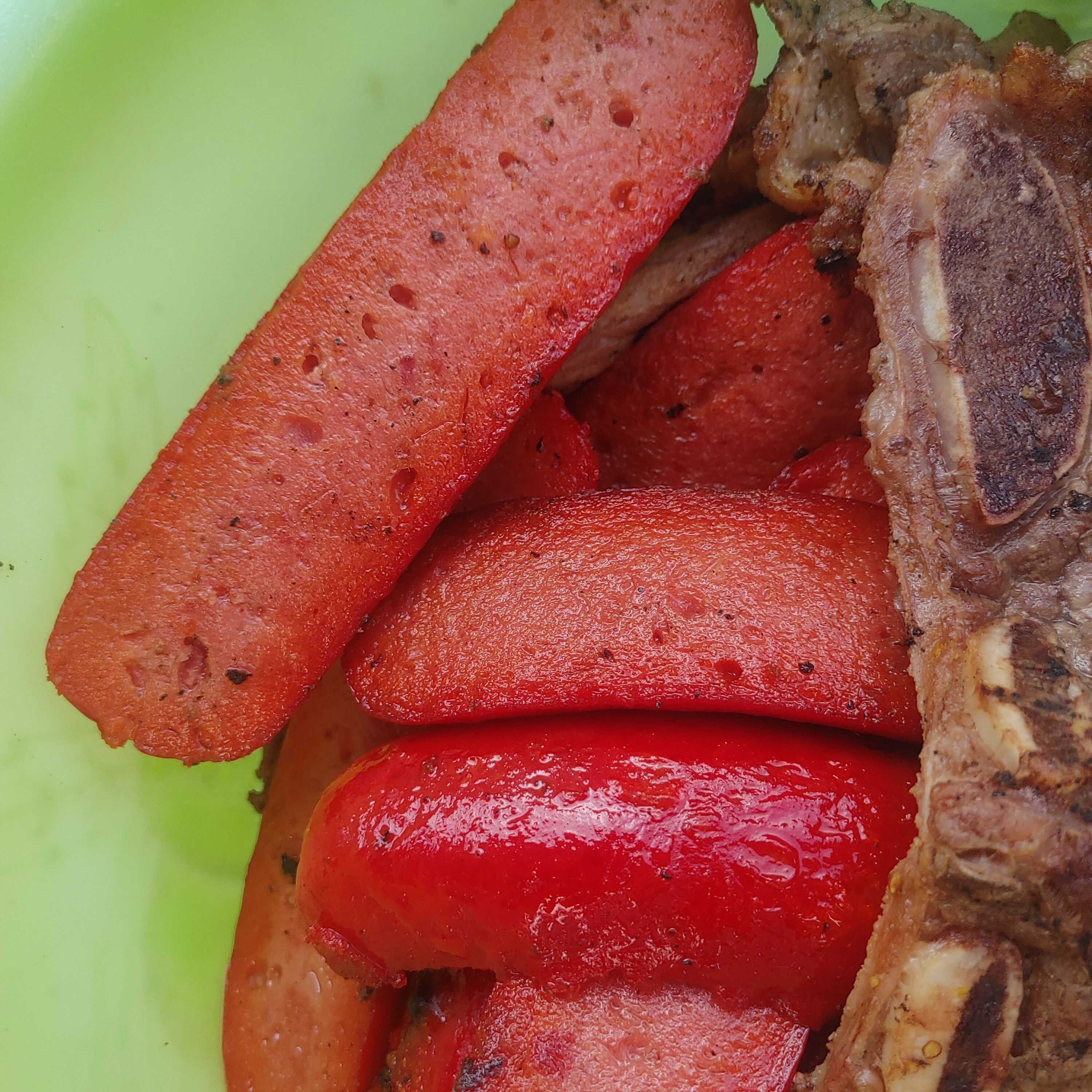 Salchicha asada chimex