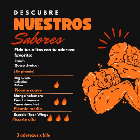 ADEREZOS A ELEGIR PARA SUS ÓRDENES