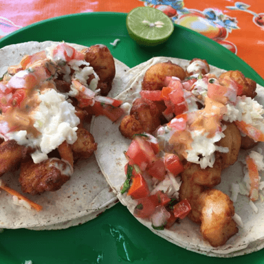 Taco de Camarón Capeado