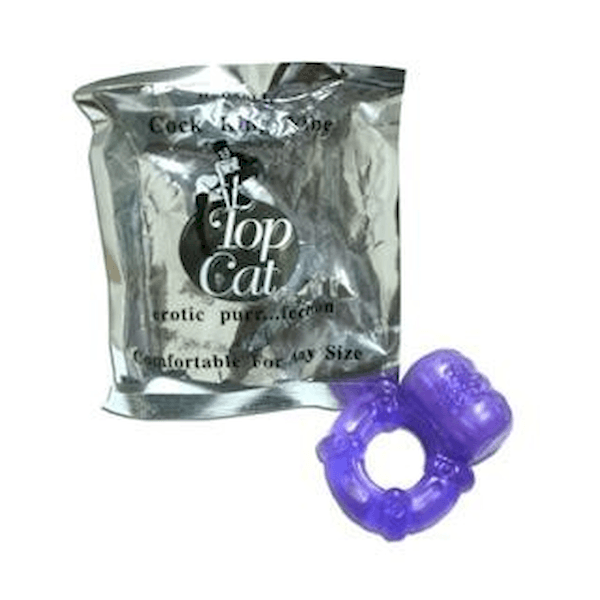 TOP CAT REUSABLE COCK RING VIBE