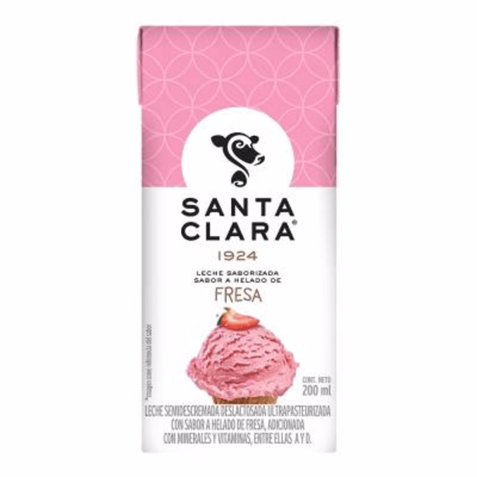 Leche de Fresa