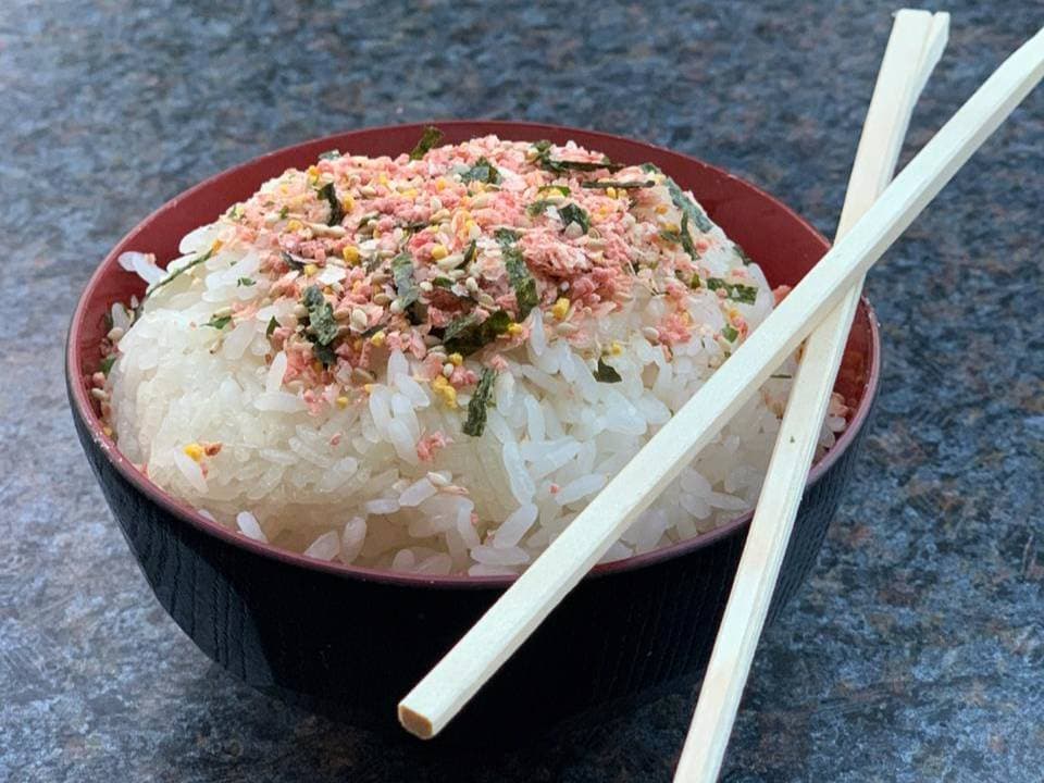 Gohan con Furikake de Camarón