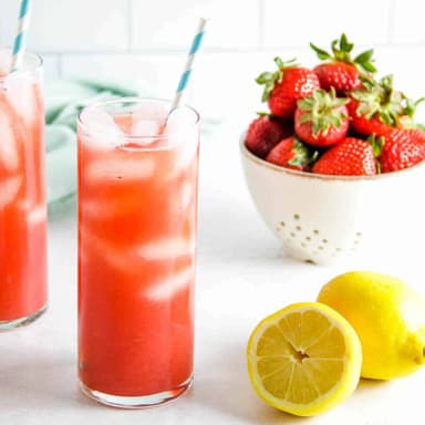 Strawberry lemon tea