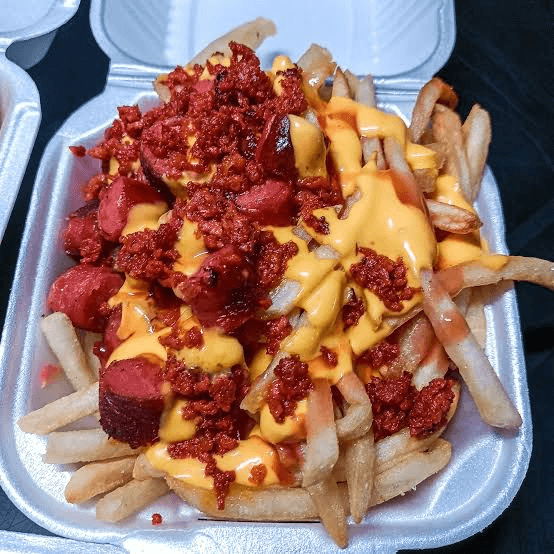 Papas nacho asado