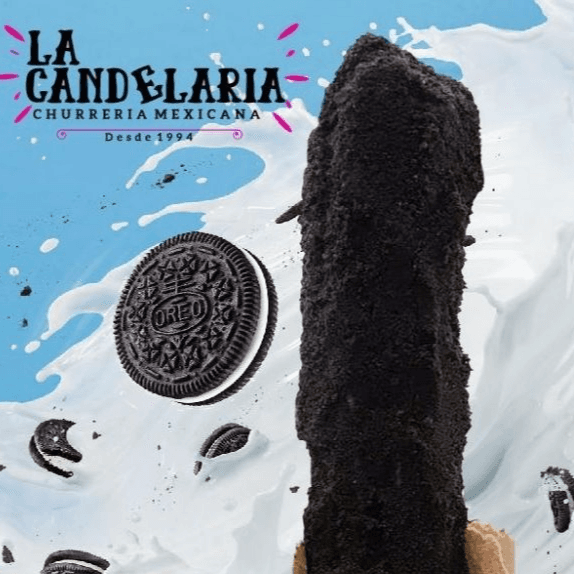 Churro con Oreo