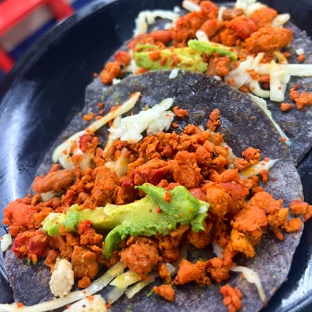 Quesadilla Azul De Pastor