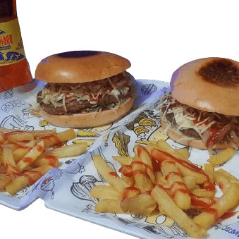 combo pareja HAMBURGUESAS.