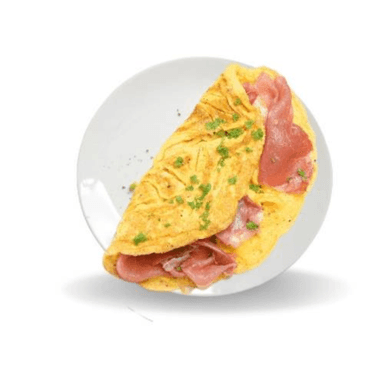OMELETTE JAMON Y QUESO