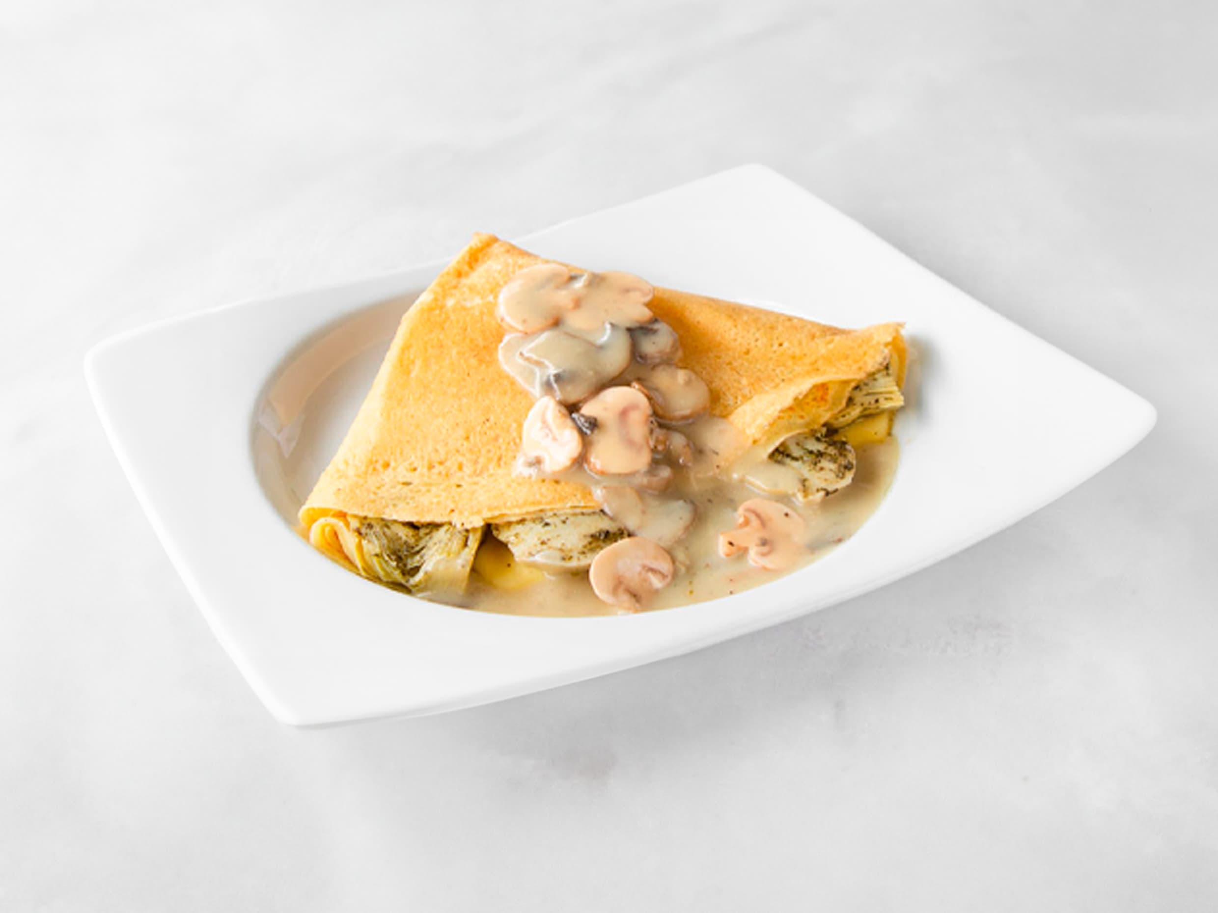 Champiñones, Alcachofa y Queso