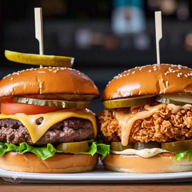 HAMBURGUESA DE SIRLOIN+ HAMBURGUESA DE BONLES