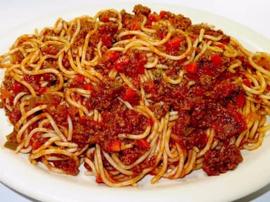 Espagueti con Pollo