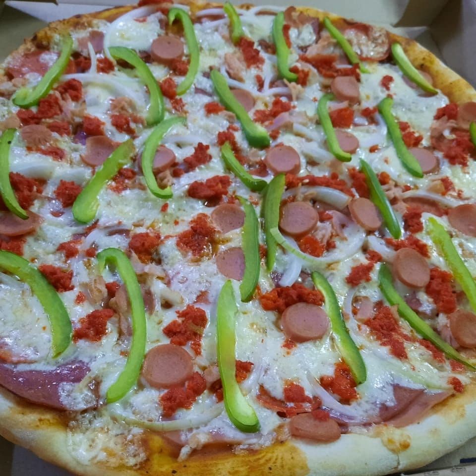 Pizza camaleón especial