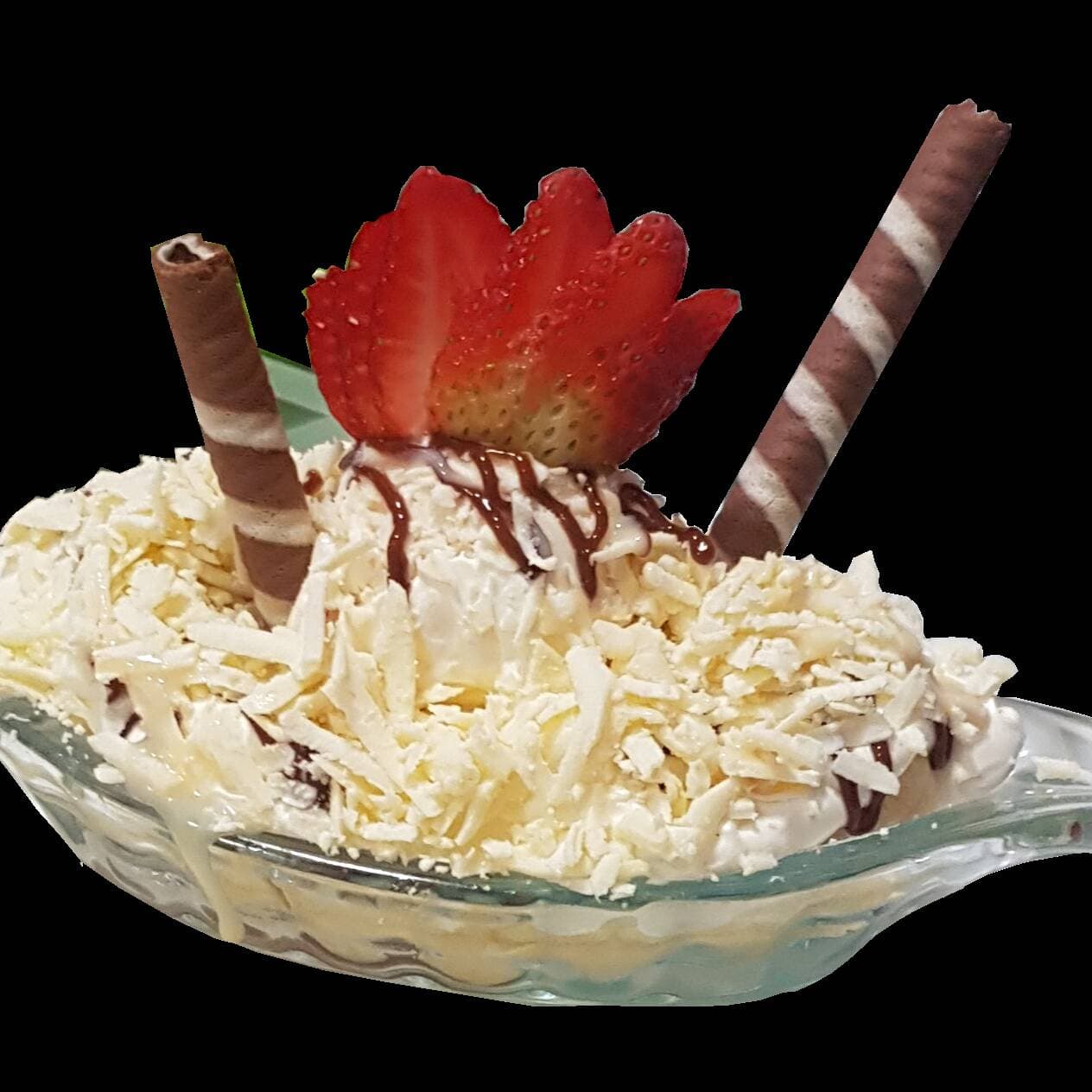 Banana Split con Queso