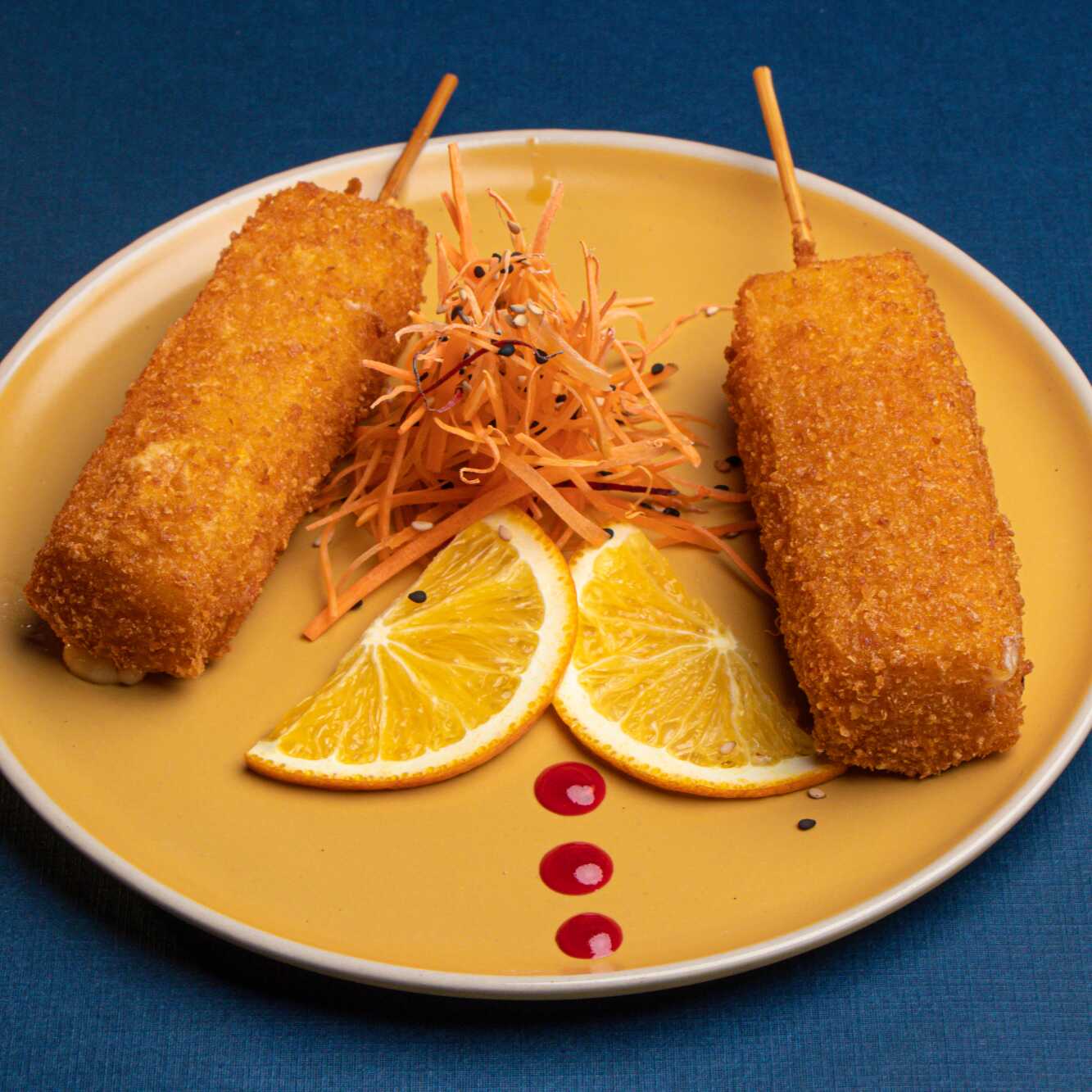Kushiage de Queso