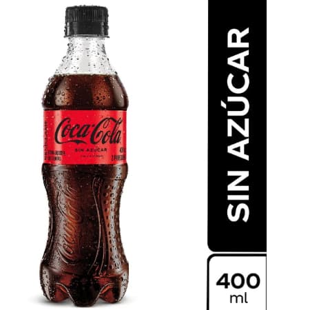 Gaseosa Coca Cola Zero Pet 400 ML