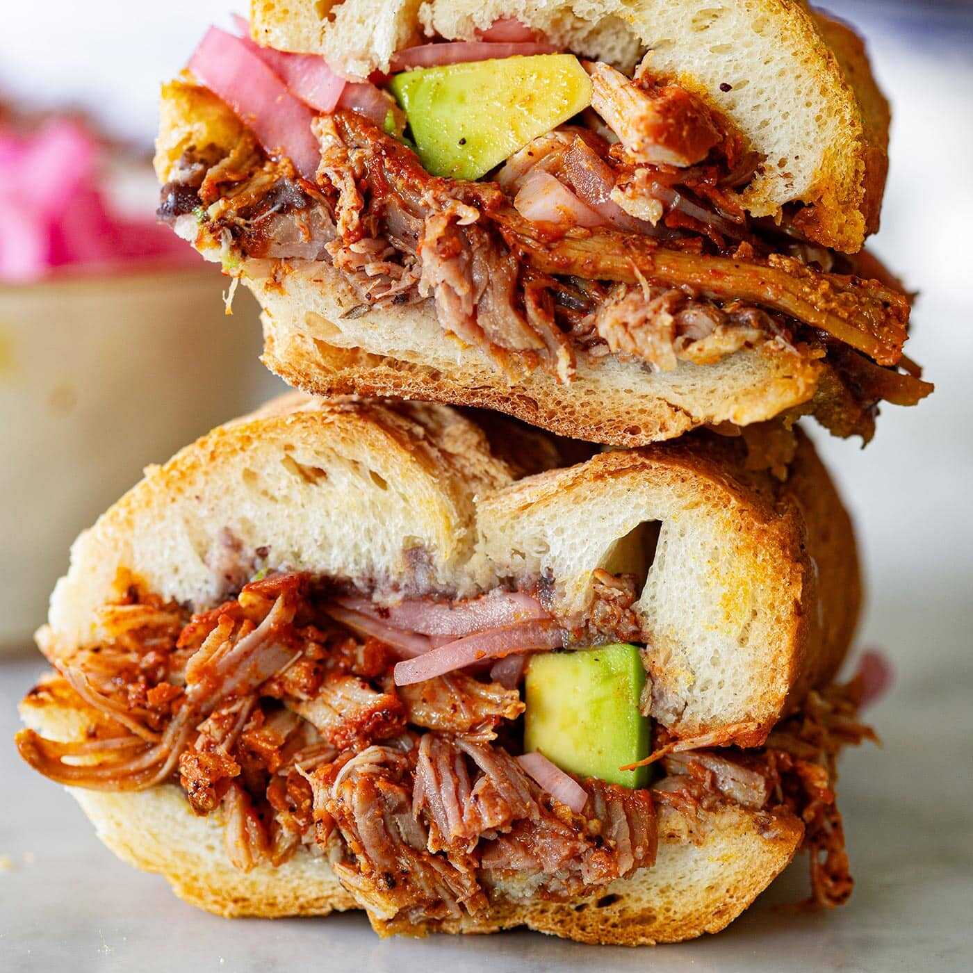 Torta de Cochinita Pibil